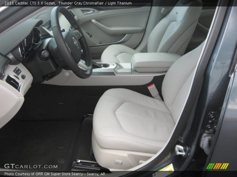  2011 CTS 3.6 Sedan Light Titanium Interior