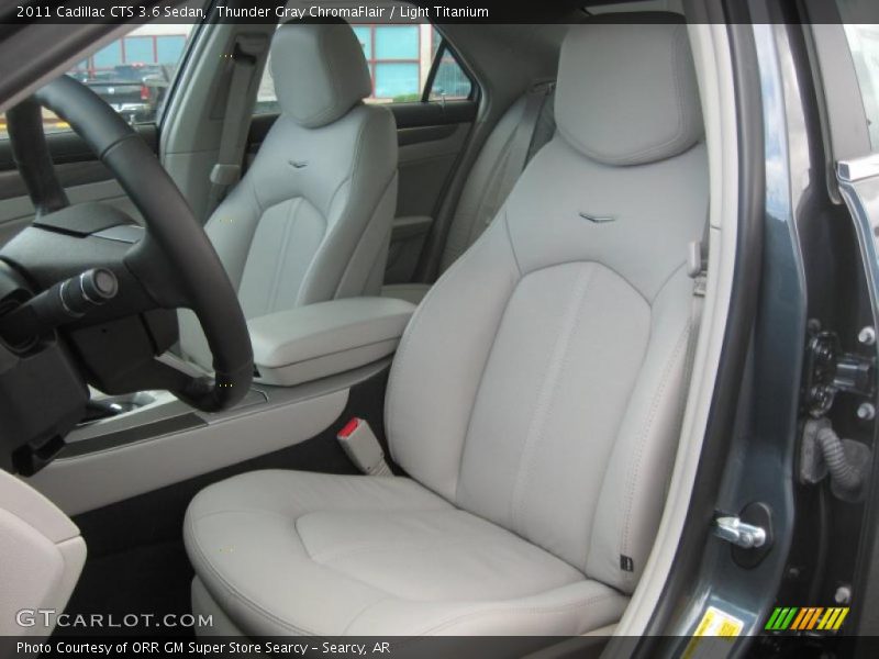  2011 CTS 3.6 Sedan Light Titanium Interior