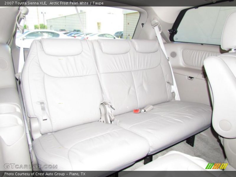 Arctic Frost Pearl White / Taupe 2007 Toyota Sienna XLE