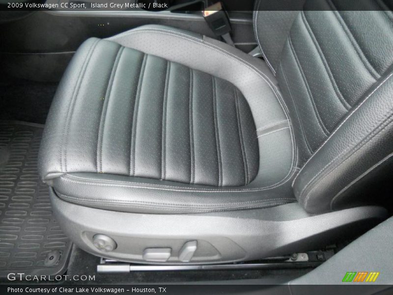Island Grey Metallic / Black 2009 Volkswagen CC Sport