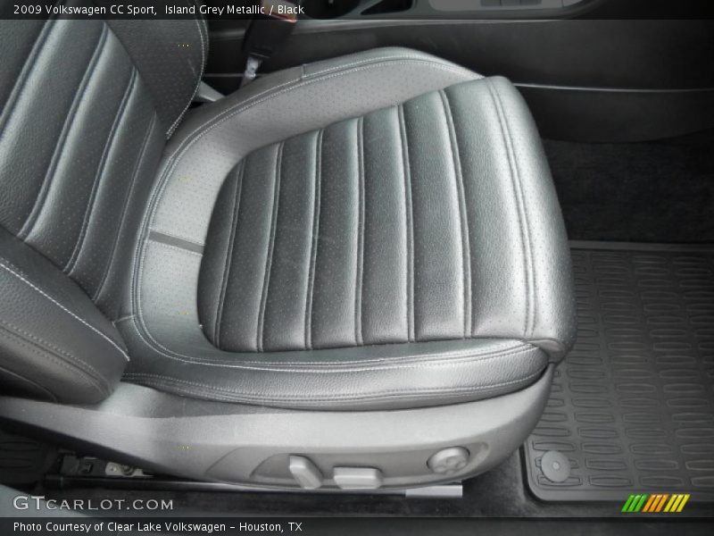 Island Grey Metallic / Black 2009 Volkswagen CC Sport