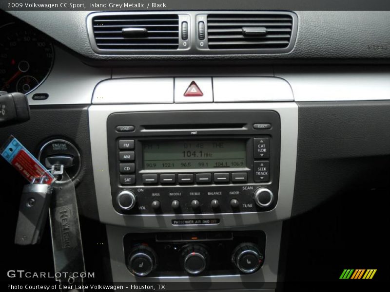 Controls of 2009 CC Sport