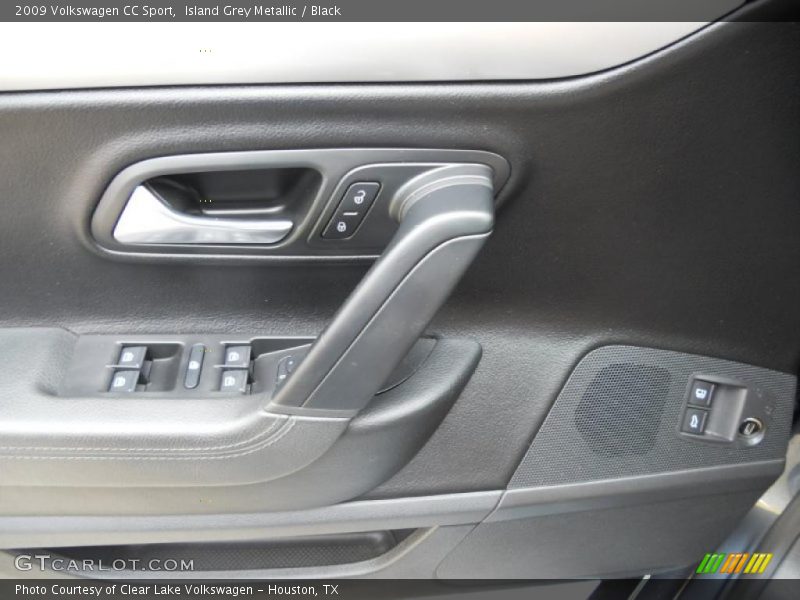 Island Grey Metallic / Black 2009 Volkswagen CC Sport