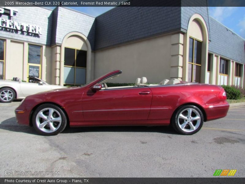 Firemist Red Metallic / Sand 2005 Mercedes-Benz CLK 320 Cabriolet