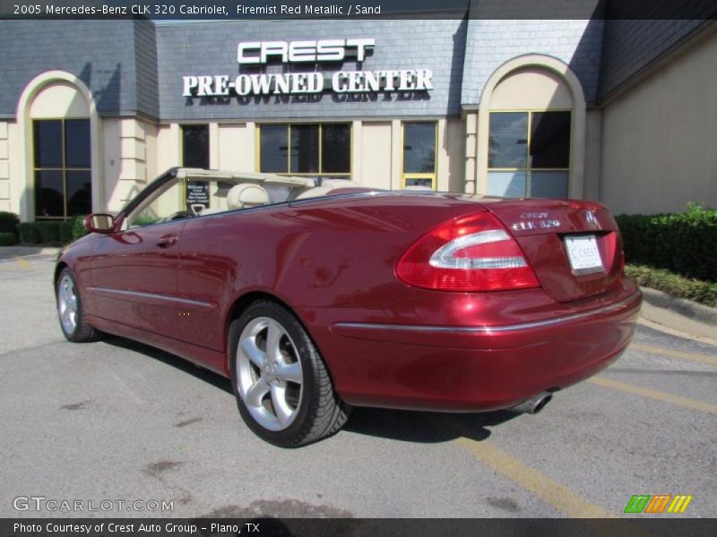 Firemist Red Metallic / Sand 2005 Mercedes-Benz CLK 320 Cabriolet