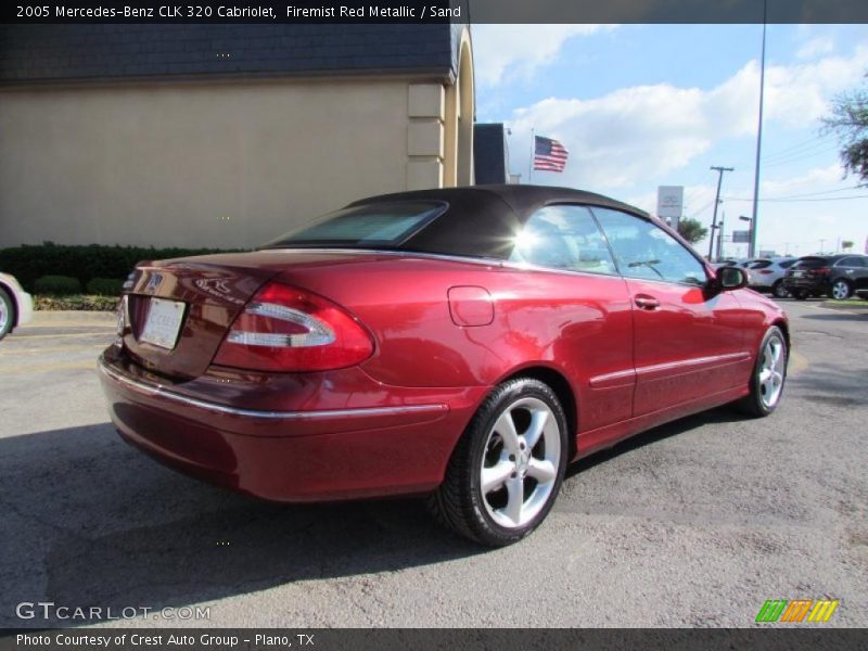  2005 CLK 320 Cabriolet Firemist Red Metallic