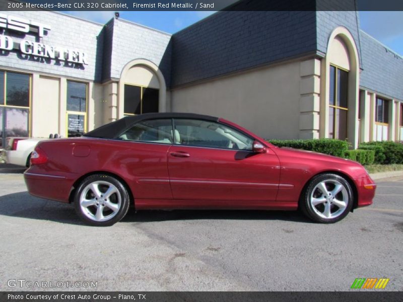 Firemist Red Metallic / Sand 2005 Mercedes-Benz CLK 320 Cabriolet