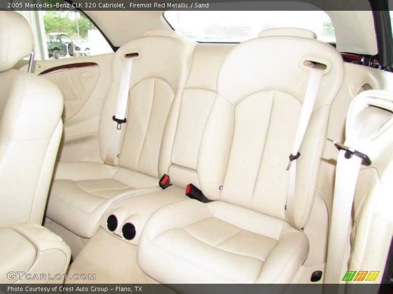 Firemist Red Metallic / Sand 2005 Mercedes-Benz CLK 320 Cabriolet