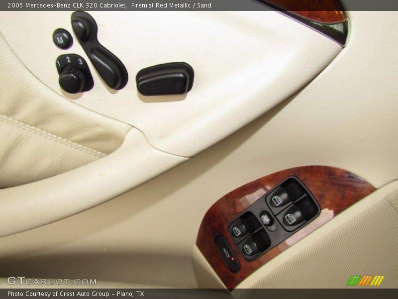Firemist Red Metallic / Sand 2005 Mercedes-Benz CLK 320 Cabriolet
