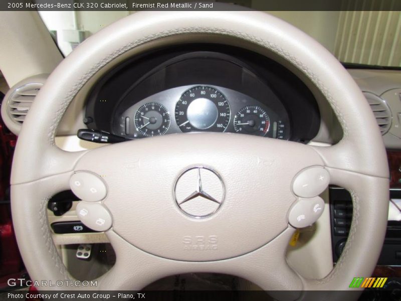 Firemist Red Metallic / Sand 2005 Mercedes-Benz CLK 320 Cabriolet