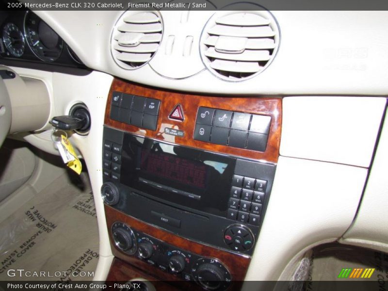 Controls of 2005 CLK 320 Cabriolet