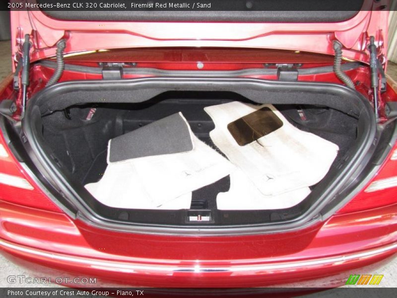 Firemist Red Metallic / Sand 2005 Mercedes-Benz CLK 320 Cabriolet