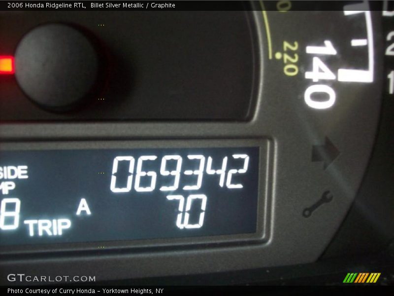 Billet Silver Metallic / Graphite 2006 Honda Ridgeline RTL