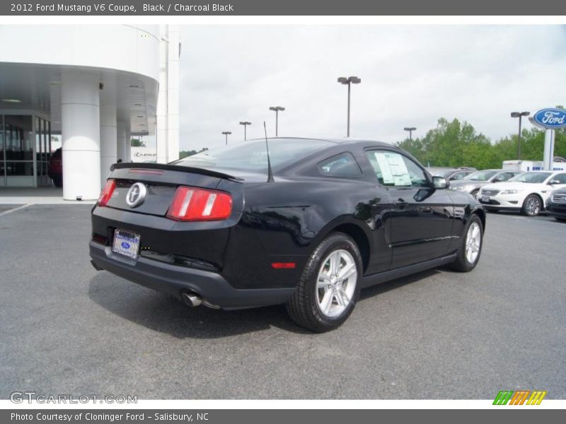 Black / Charcoal Black 2012 Ford Mustang V6 Coupe