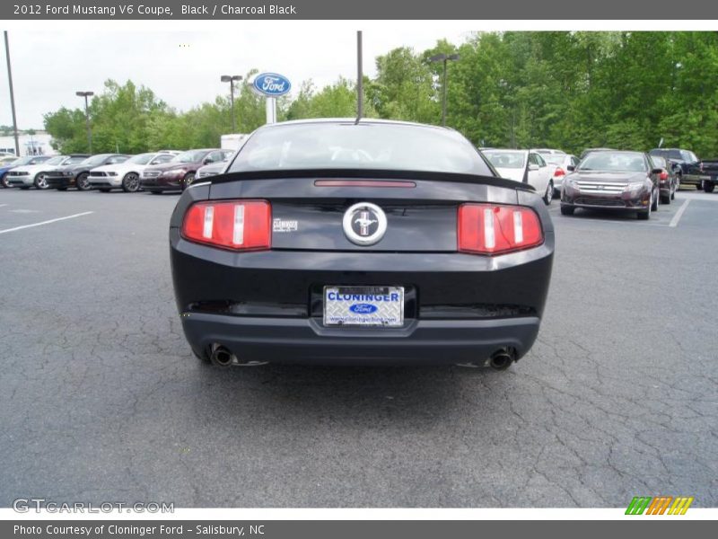 Black / Charcoal Black 2012 Ford Mustang V6 Coupe