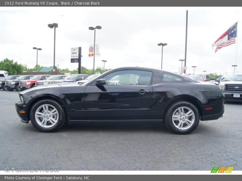 Black / Charcoal Black 2012 Ford Mustang V6 Coupe