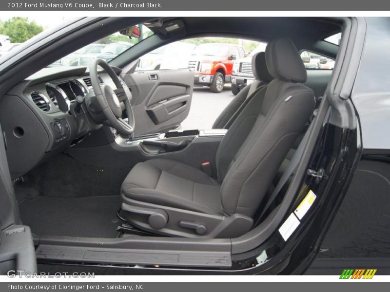  2012 Mustang V6 Coupe Charcoal Black Interior
