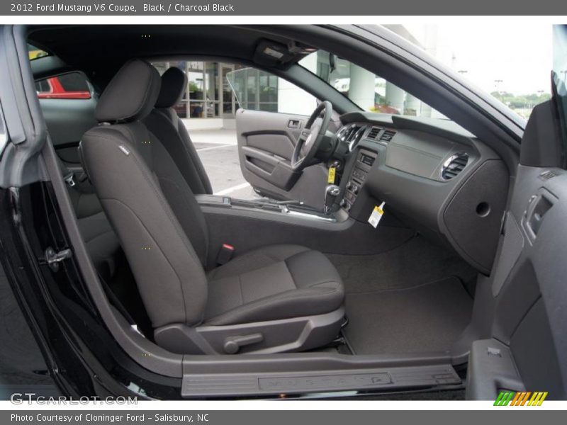  2012 Mustang V6 Coupe Charcoal Black Interior