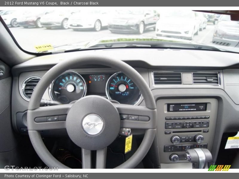 Black / Charcoal Black 2012 Ford Mustang V6 Coupe