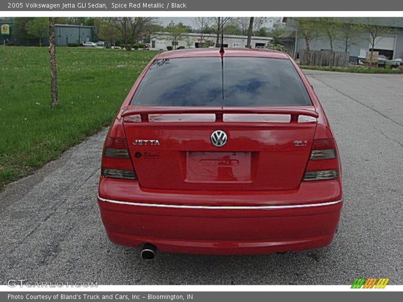 Spice Red Metallic / Black 2005 Volkswagen Jetta GLI Sedan