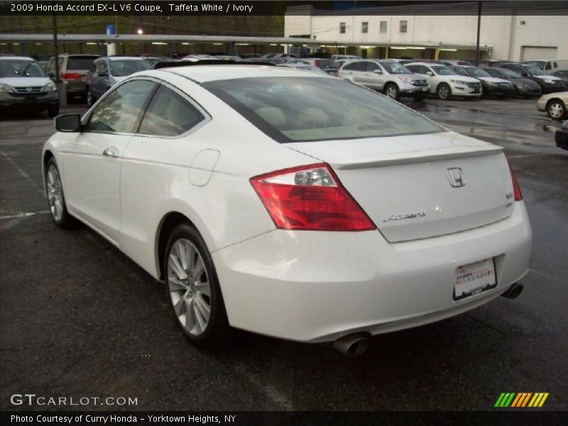 Taffeta White / Ivory 2009 Honda Accord EX-L V6 Coupe