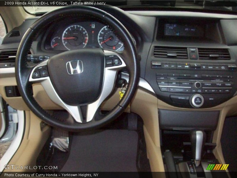 Taffeta White / Ivory 2009 Honda Accord EX-L V6 Coupe