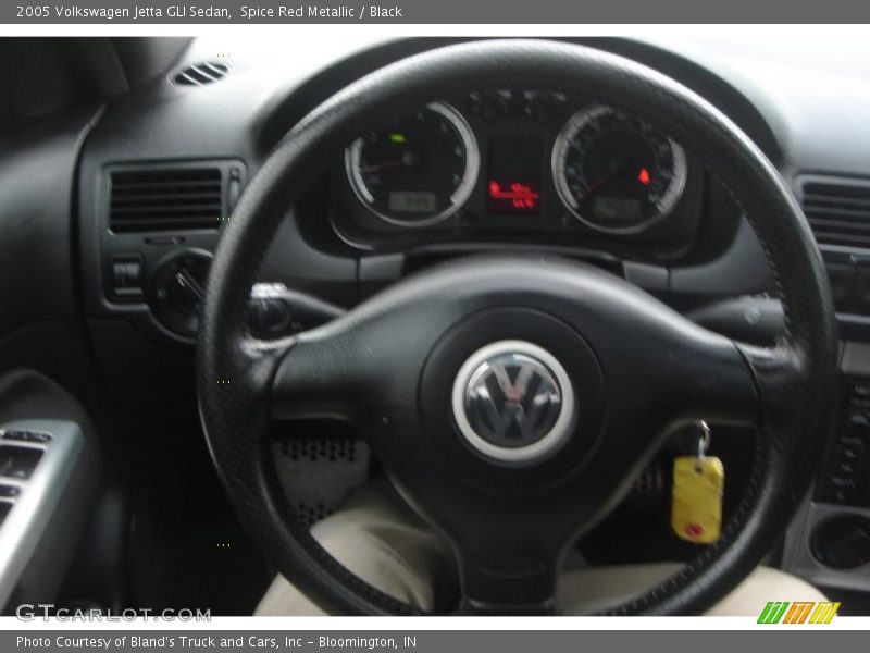 Spice Red Metallic / Black 2005 Volkswagen Jetta GLI Sedan