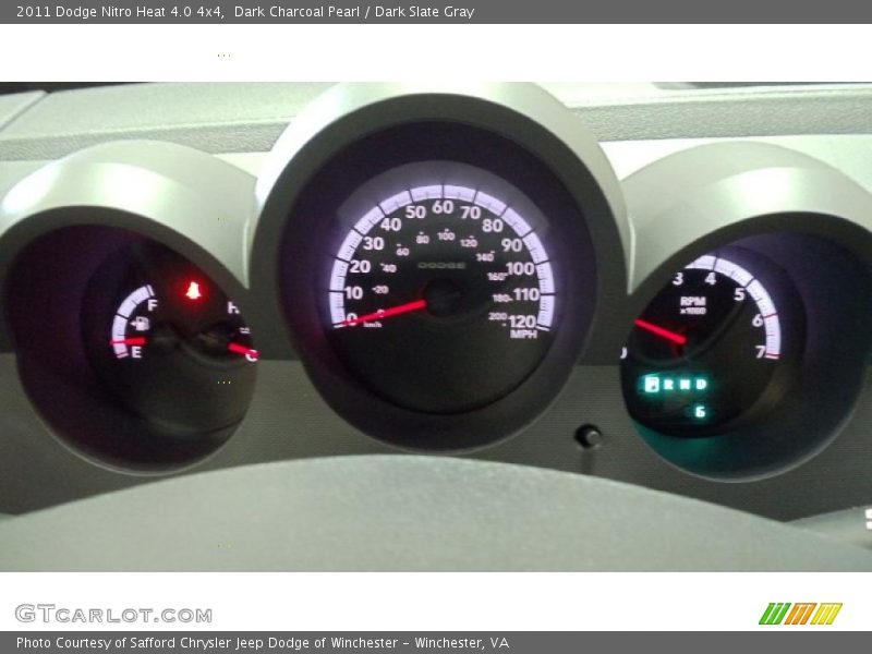 Dark Charcoal Pearl / Dark Slate Gray 2011 Dodge Nitro Heat 4.0 4x4