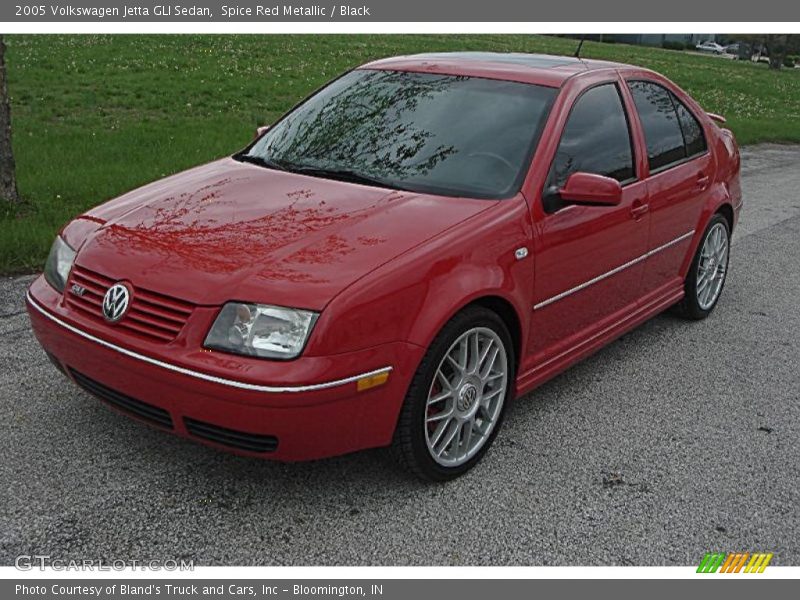 Spice Red Metallic / Black 2005 Volkswagen Jetta GLI Sedan