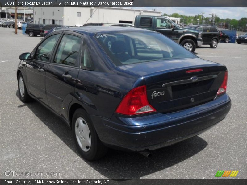 Twilight Blue Metallic / Dark Charcoal Black 2001 Ford Focus LX Sedan
