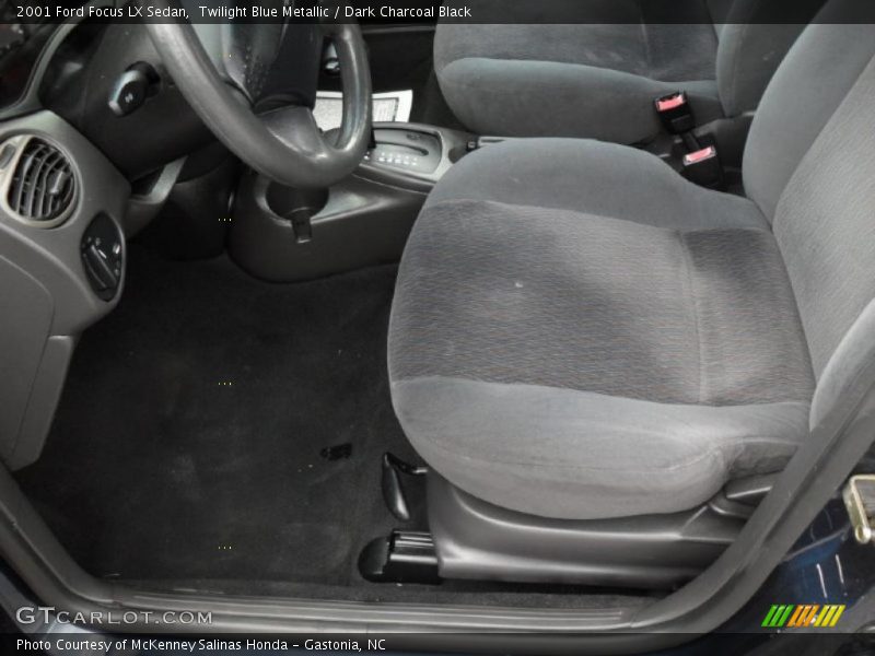 Twilight Blue Metallic / Dark Charcoal Black 2001 Ford Focus LX Sedan