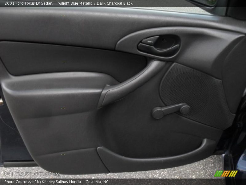 Twilight Blue Metallic / Dark Charcoal Black 2001 Ford Focus LX Sedan