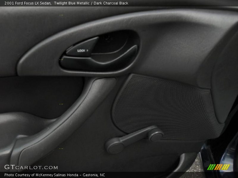 Twilight Blue Metallic / Dark Charcoal Black 2001 Ford Focus LX Sedan