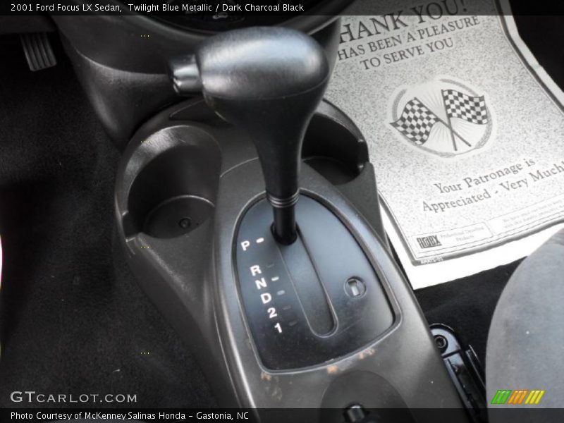 Twilight Blue Metallic / Dark Charcoal Black 2001 Ford Focus LX Sedan