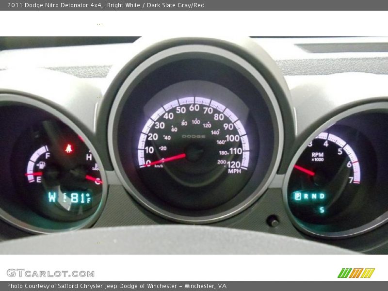  2011 Nitro Detonator 4x4 Detonator 4x4 Gauges