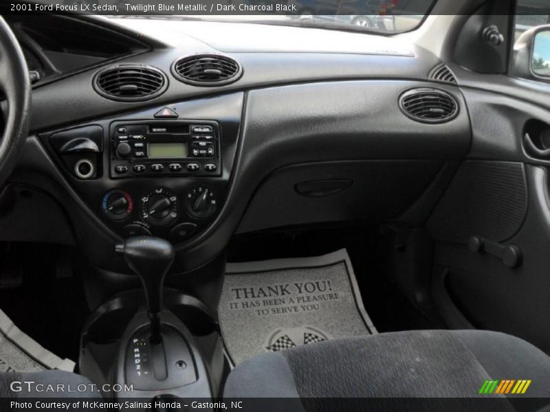 Twilight Blue Metallic / Dark Charcoal Black 2001 Ford Focus LX Sedan