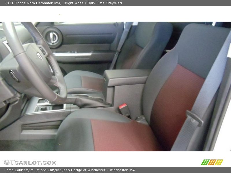  2011 Nitro Detonator 4x4 Dark Slate Gray/Red Interior