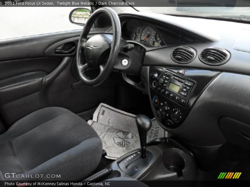 Twilight Blue Metallic / Dark Charcoal Black 2001 Ford Focus LX Sedan