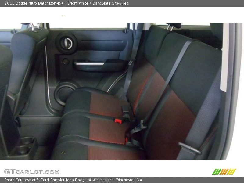  2011 Nitro Detonator 4x4 Dark Slate Gray/Red Interior