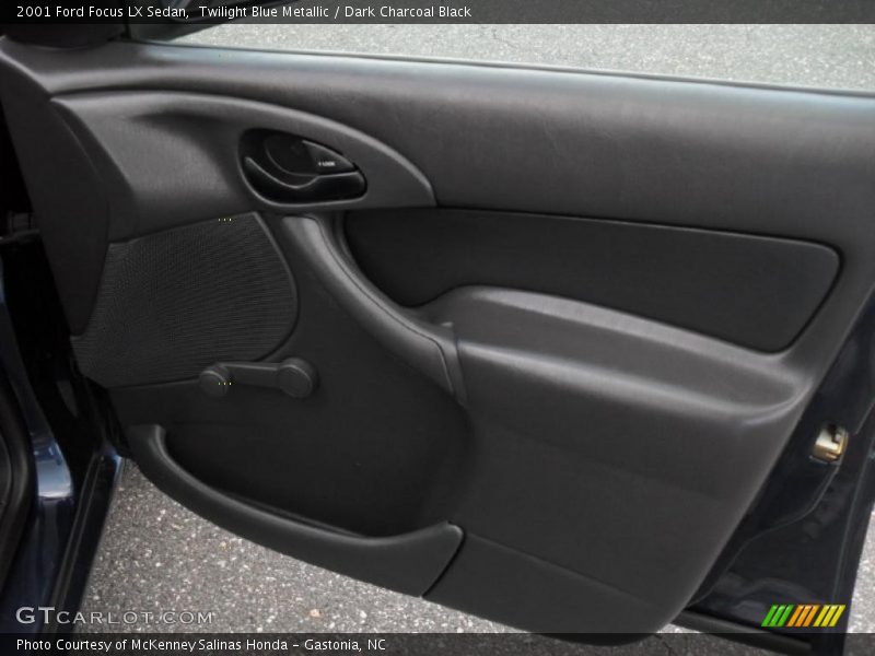 Twilight Blue Metallic / Dark Charcoal Black 2001 Ford Focus LX Sedan