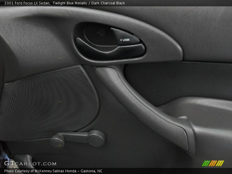Twilight Blue Metallic / Dark Charcoal Black 2001 Ford Focus LX Sedan