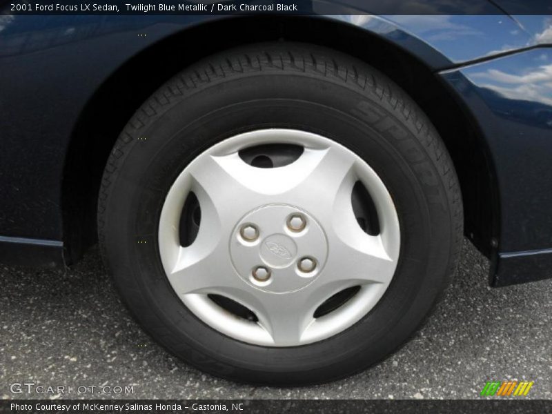 Twilight Blue Metallic / Dark Charcoal Black 2001 Ford Focus LX Sedan