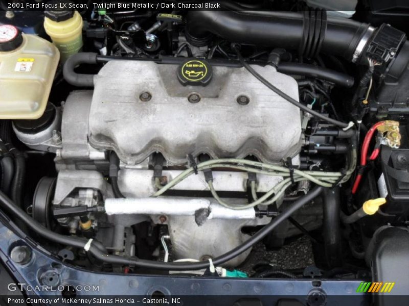 Twilight Blue Metallic / Dark Charcoal Black 2001 Ford Focus LX Sedan