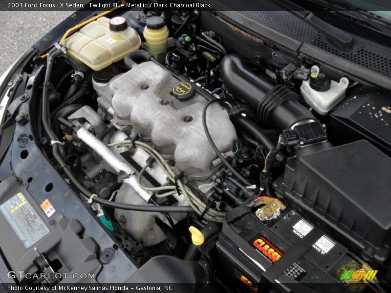 Twilight Blue Metallic / Dark Charcoal Black 2001 Ford Focus LX Sedan