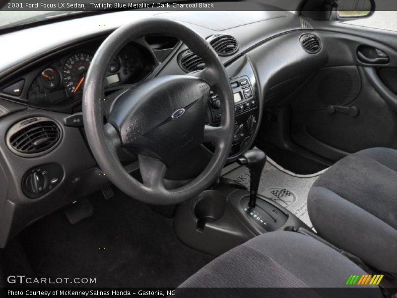 Twilight Blue Metallic / Dark Charcoal Black 2001 Ford Focus LX Sedan