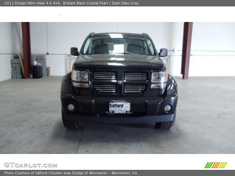 Brilliant Black Crystal Pearl / Dark Slate Gray 2011 Dodge Nitro Heat 4.0 4x4