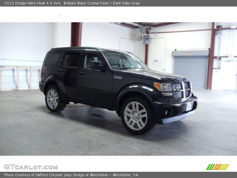 Brilliant Black Crystal Pearl / Dark Slate Gray 2011 Dodge Nitro Heat 4.0 4x4