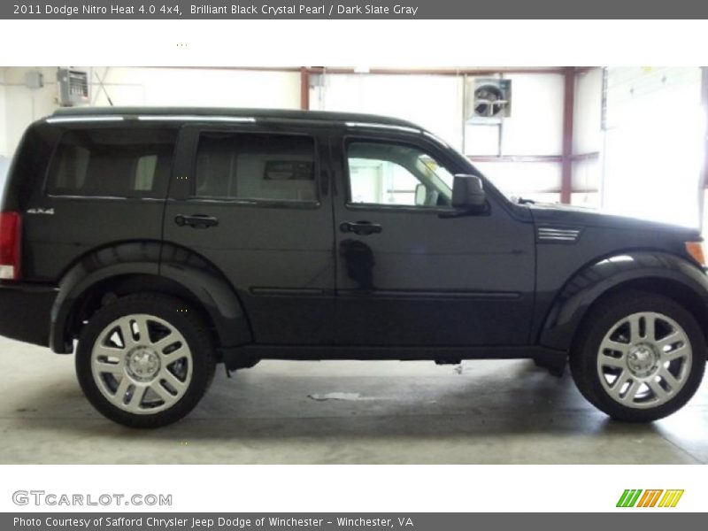 Brilliant Black Crystal Pearl / Dark Slate Gray 2011 Dodge Nitro Heat 4.0 4x4