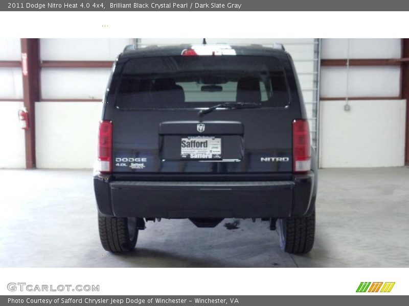 Brilliant Black Crystal Pearl / Dark Slate Gray 2011 Dodge Nitro Heat 4.0 4x4