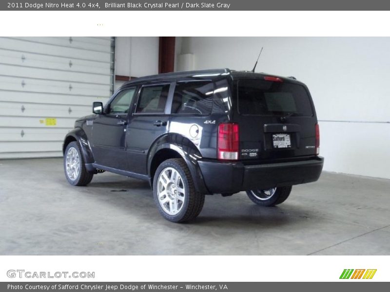 Brilliant Black Crystal Pearl / Dark Slate Gray 2011 Dodge Nitro Heat 4.0 4x4